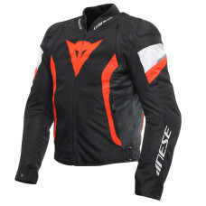 Мотокуртка Dainese AVRO 5 TEX JACKET BLACK/RED-FLUO/WHITE