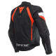 Мотокуртка Dainese AVRO 5 TEX JACKET BLACK/RED-FLUO/WHITE