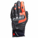Рукавиці Dainese CARBON 4 SHORT LEATHER GLOVES BLACK/FLUO-RED