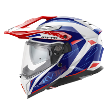 Мотошолом Kappa KV33F Wizard Gloss White Blue Red