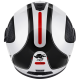 Мотошолом Kappa KV35F Dexter Gloss White Black Red