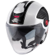 Мотошолом Kappa KV35F Dexter Gloss White Black Red