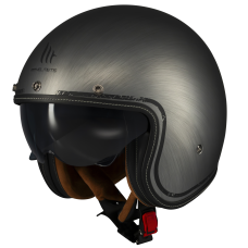 Мотошолом MT Helmets Le Mans 2 SV S Scratched Chrome A2 Matt