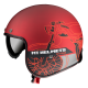 Мотошолом MT Helmets Le Mans 2 SV Cafe Racer B5 Matt Red