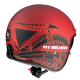 Мотошолом MT Helmets Le Mans 2 SV Cafe Racer B5 Matt Red