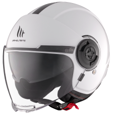 Мотошолом MT Helmets Viale SV S Solid A0 Gloss White