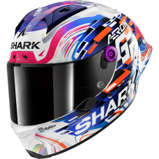 Мотошолом SHARK Aeron-GP Replica Zarco GP De France Purple Blue (2 визора)