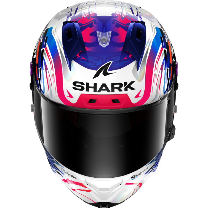 Мотошолом SHARK Aeron-GP Replica Zarco GP De France Purple Blue (2 визора)