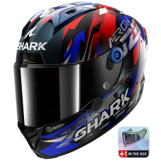 Мотошолом SHARK Aeron Zarco GP de France Carbon Blue Chrom