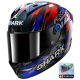 Мотошолом SHARK Aeron Zarco GP de France Carbon Blue Chrom