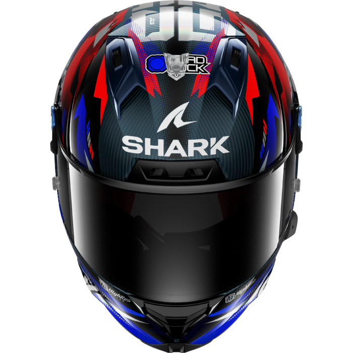 Мотошолом SHARK Aeron Zarco GP de France Carbon Blue Chrom