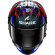 Мотошолом SHARK Aeron Zarco GP de France Carbon Blue Chrom