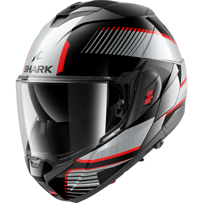 Мотошолом Shark Oxo Sikter Black Chrom Silver