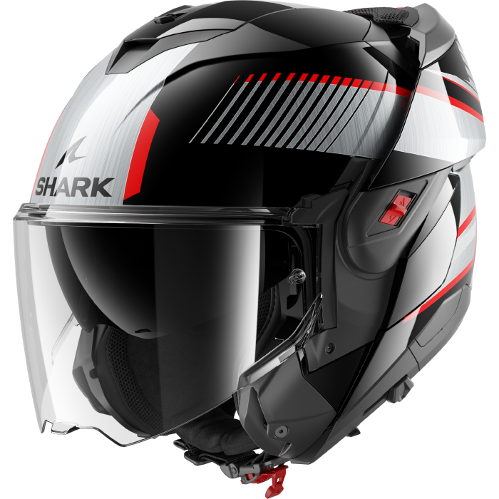 Мотошолом Shark Oxo Sikter Black Chrom Silver