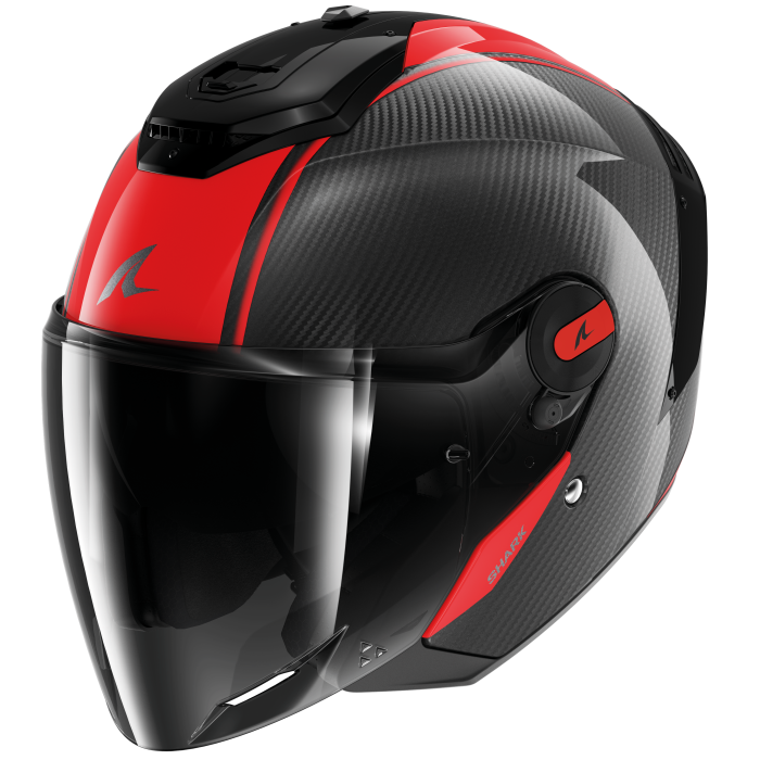 Мотошолом SHARK RS Jet Carbon Skin Carbon Red Carbon