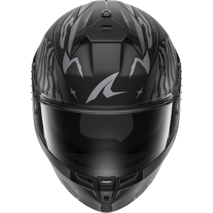 Мотошолом SHARK Skwal Cup Speed-Fancy Mat Black Anthracite Silver