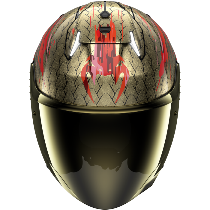 Мотошолом Shark Skwal i3 Jet Venum (2 візори)
