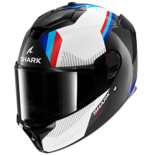 Мотошолом SHARK Spartan GT PRO Dokhta Carbon White Blue
