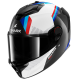 Мотошолом SHARK Spartan GT PRO Dokhta Carbon White Blue