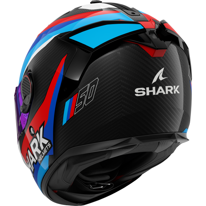 Мотошолом SHARK Spartan GT PRO Carbon Guintoli Carbon Blue Red