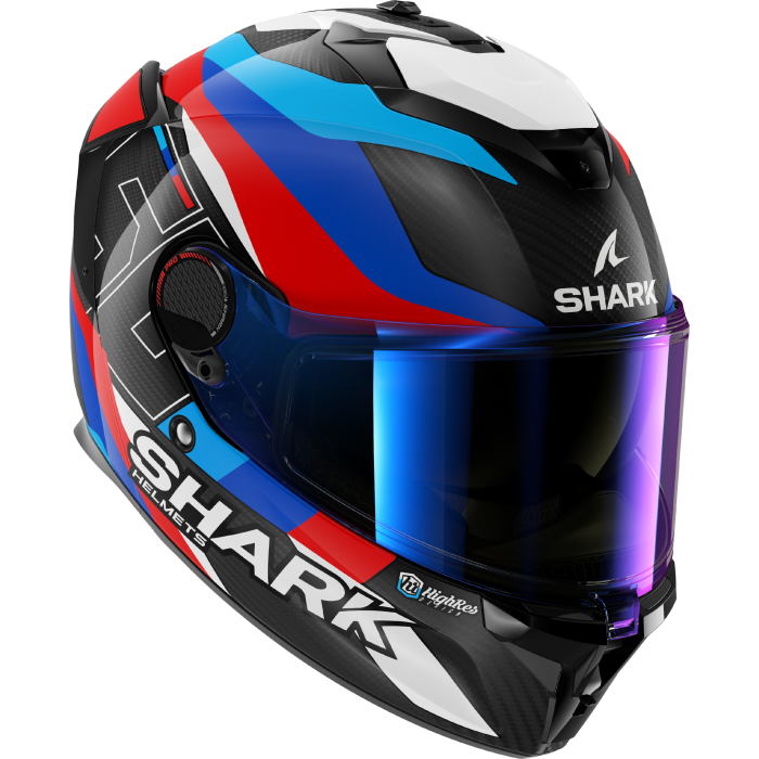 Мотошолом SHARK Spartan GT PRO Carbon Guintoli Carbon Blue Red