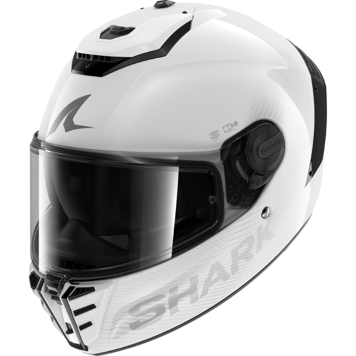 Мотошолом SHARK Spartan RS SP Lyne White Silver Silver