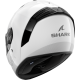 Мотошолом SHARK Spartan RS SP Lyne White Silver Silver