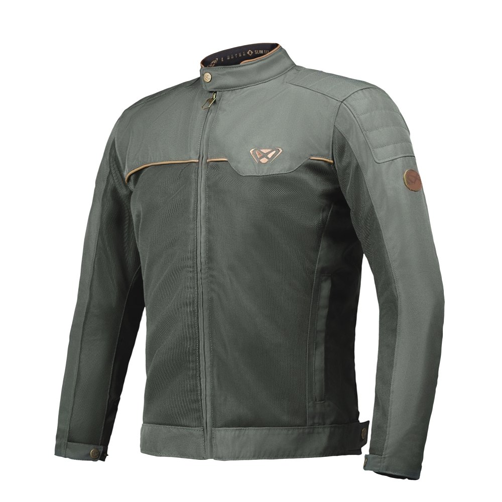 kakotan Купити мотокуртку IXON CORNET green/brown | MotoEvolution